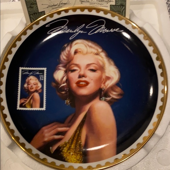 Marilyn Monroe collectors Plate